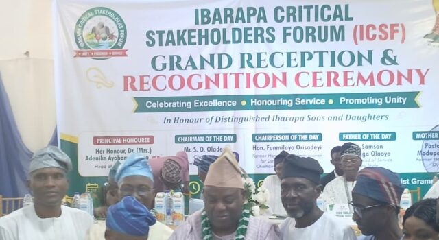 Fadairo, Oyo HOS, UI VC, OYSCATECH Rector, others honour at Ibarapa stakeholders reeception, recognition ceremony