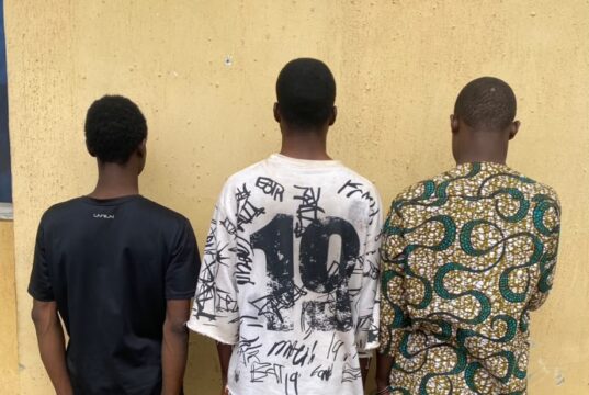Oyo Police arrest three suspects over alleged unnatural sexual conduct in Saki